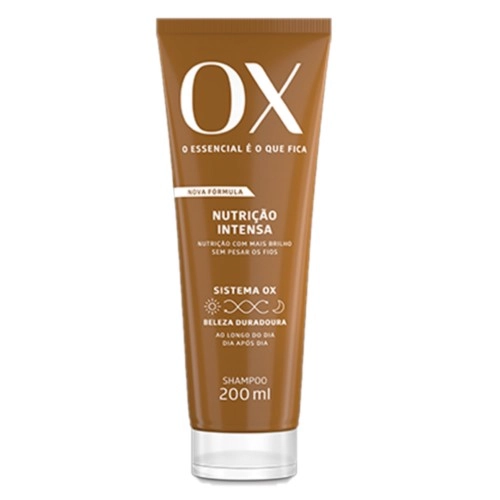 Shampoo Ox Cosméticos Nutre Bisnaga 200ml