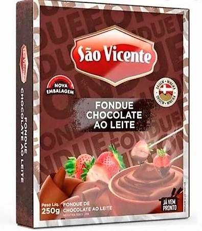 Fondue De Chocolate Ao Leite São Vicente Caixa 250g