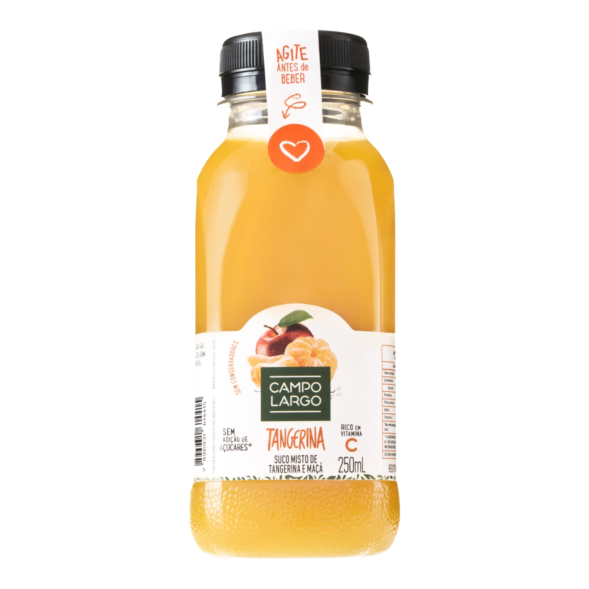 Suco Misto Tangerina Campo Largo Garrafa 250ml