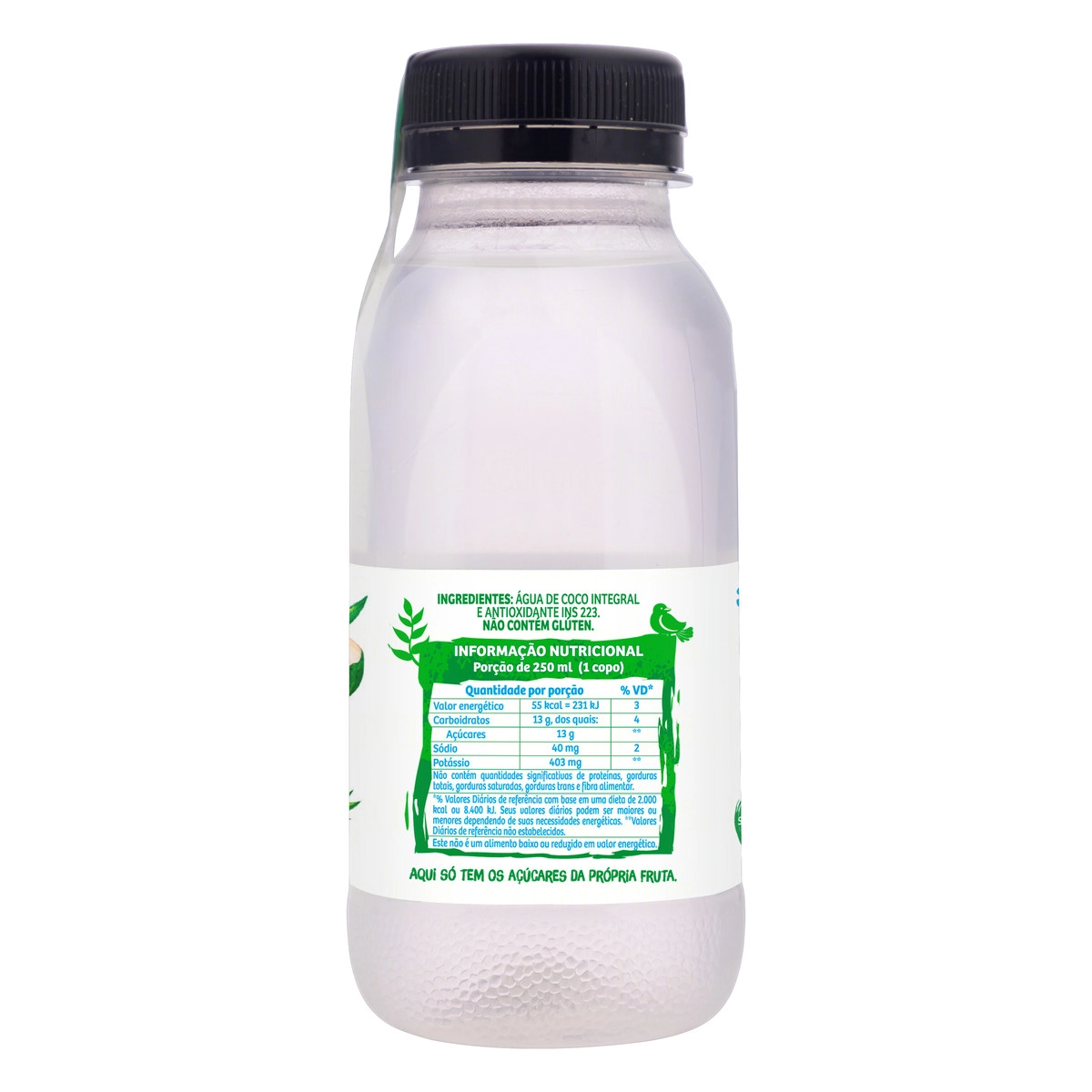 água De Coco Integral Campo Largo Garrafa 250ml