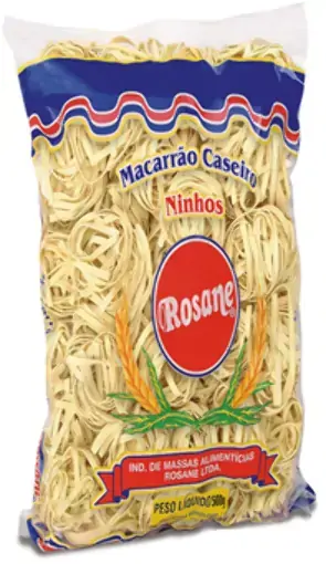 Macarrão De Sêmola Caseiro Talharim Ninho 2 Rosane Pacote 500g