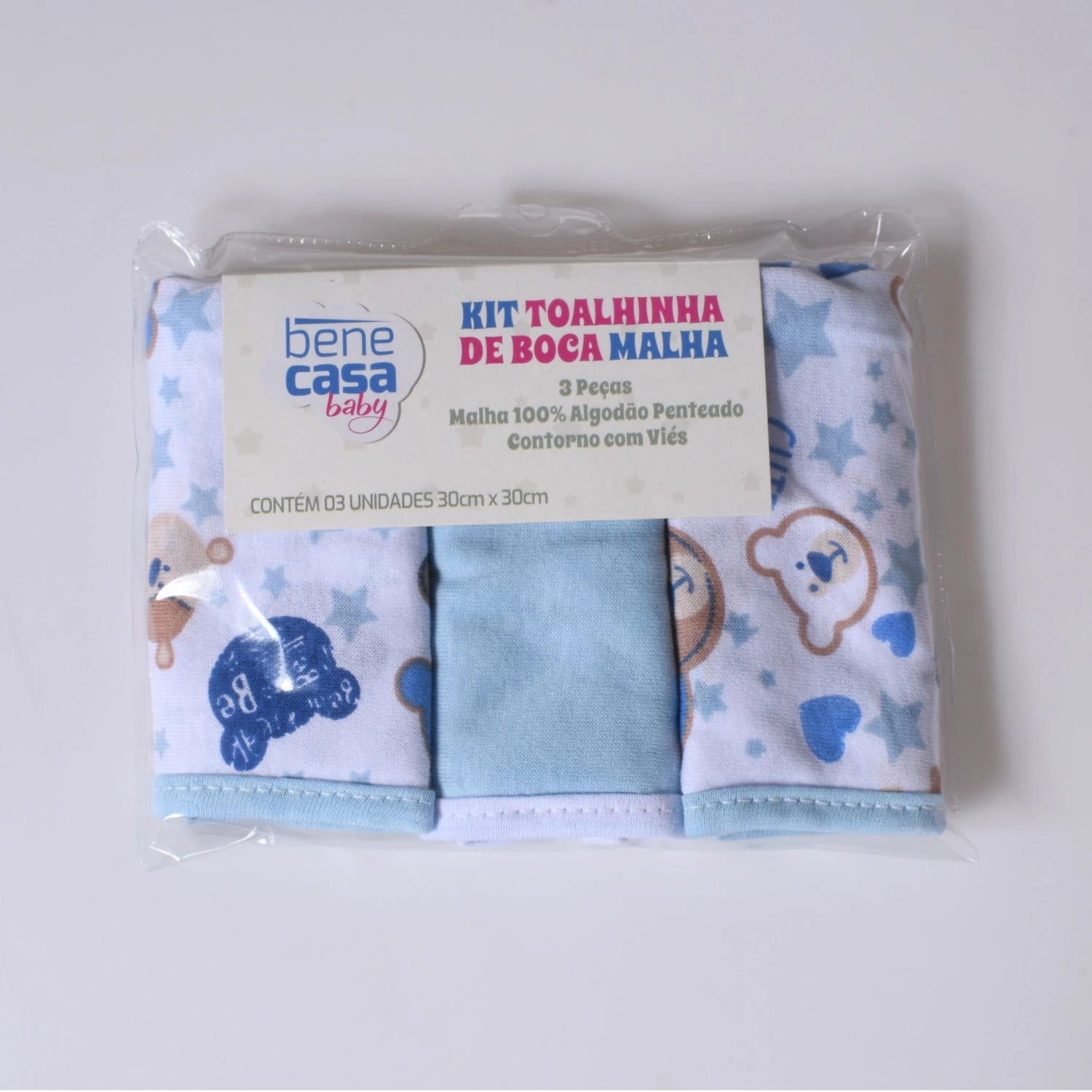 Toalhinha De Boca P/bebe Hipertextil C/3