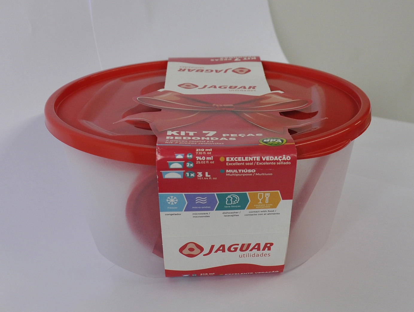 Kit Pote Jaguar Redondas 7pc