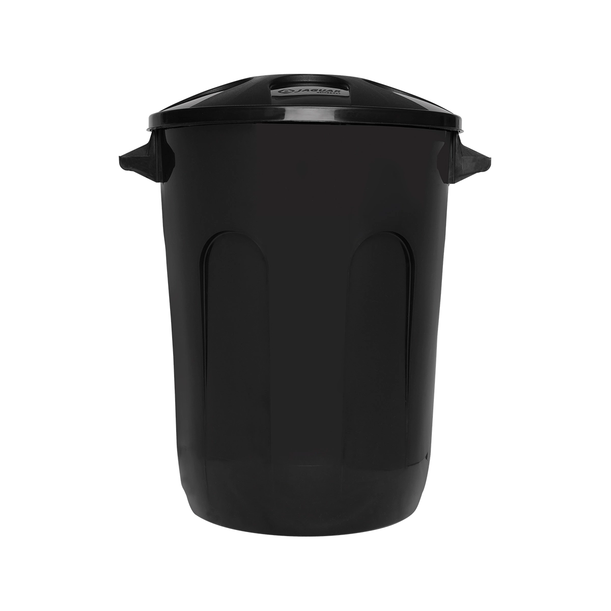 Parolar Cesto Fechado 30l C Tampa Preto Eco Nature