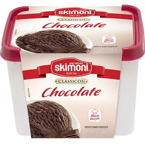 Sorvete Skimoni Classico Chocolate 1,5l