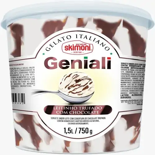 Sorvete Skimoni Trufado C/ Choc1 5l