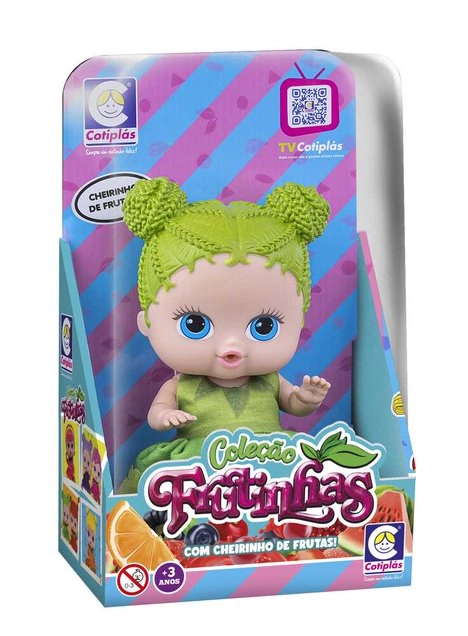Brinq Cotiplas Colecao Frutinhas 19cm Li