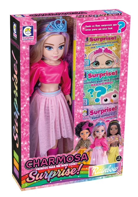 Boneca Charmosa Surprise Loira 2663