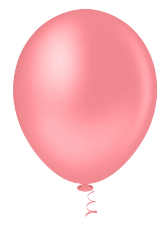 Balão Liso Rosa Blush 13cm Pic Pic 50un