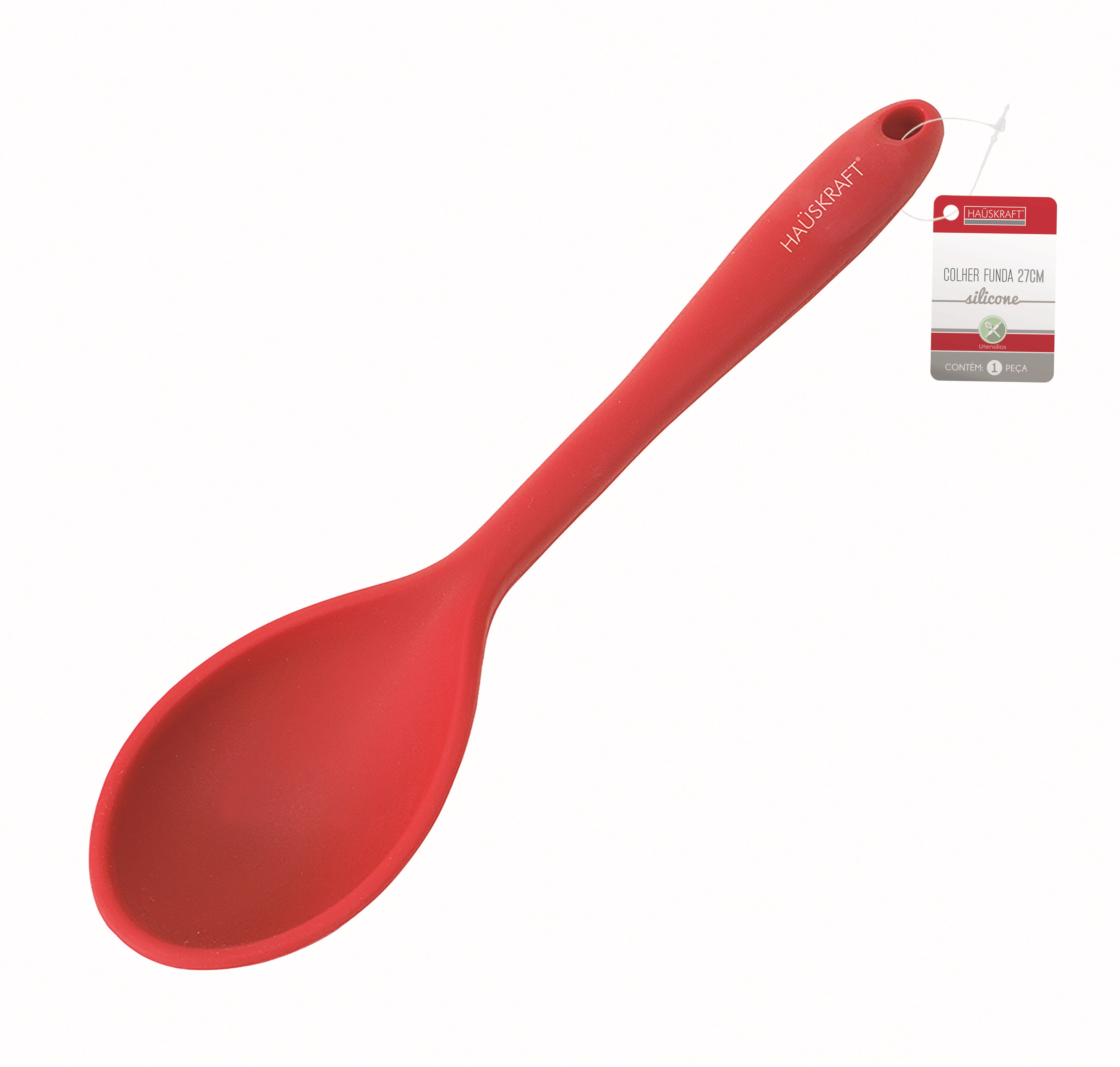 Colher Funda Silic 27cm Vm Ref Uten 402vm