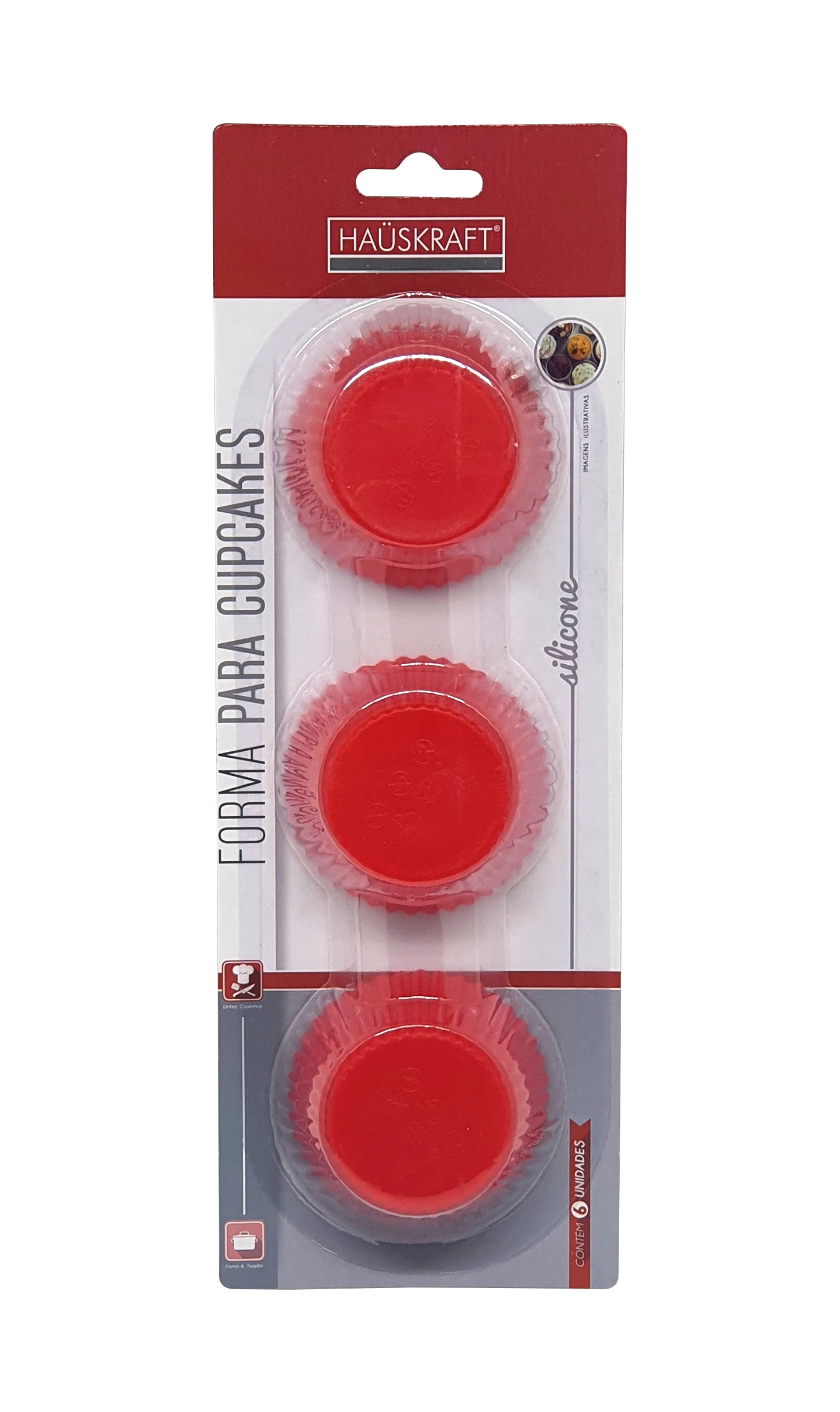 Forma Cupcake Silic 7cm 6pcs
