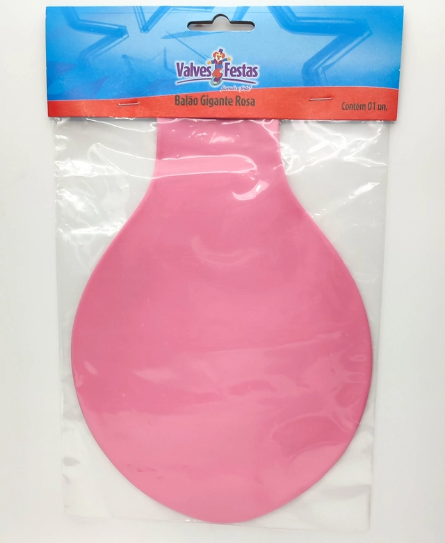 Balão Gigante Valves Festas Rosa 1u