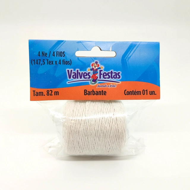 Barbante Valves Festas 147,5 Tex X 4 Fios 82m