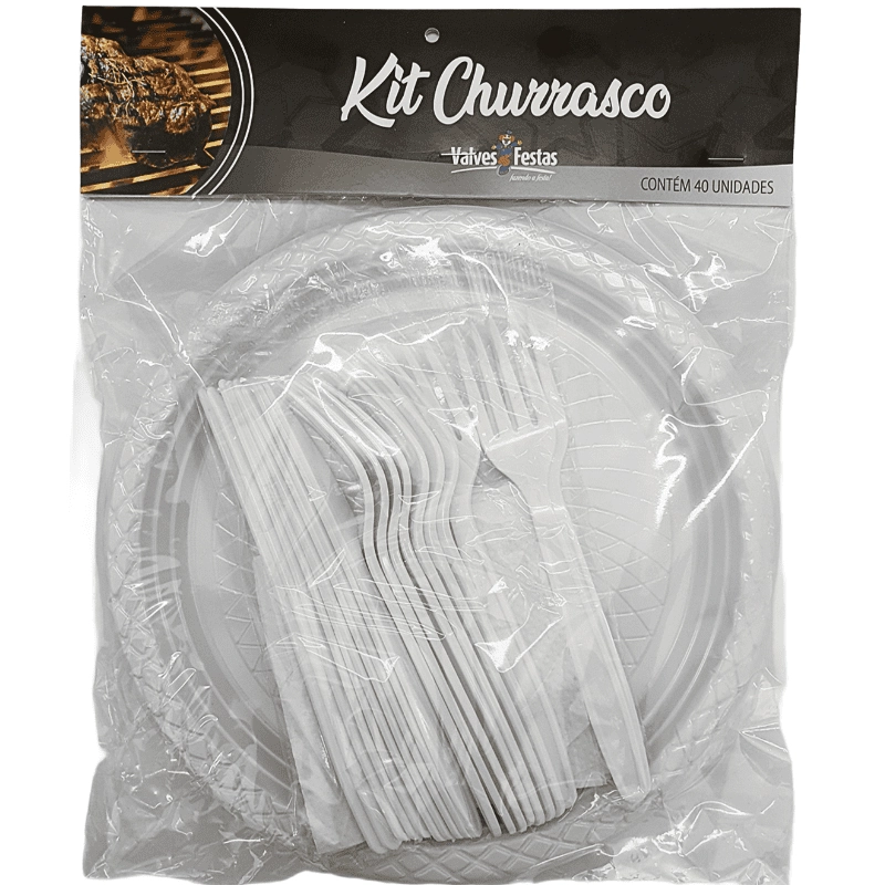 Kit Churrasco Valves Branco