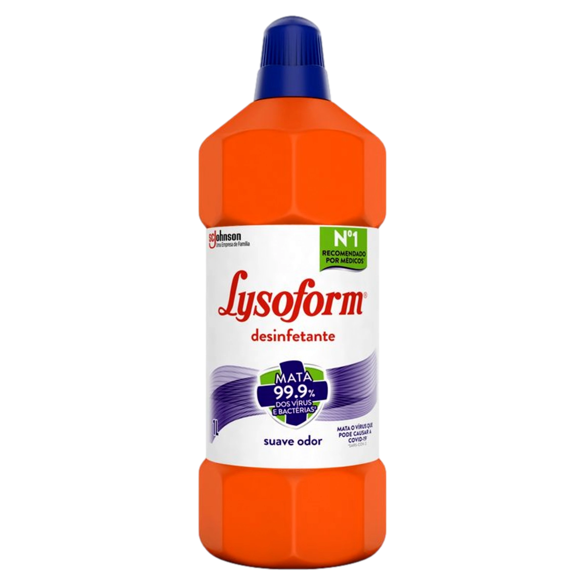 Desinfetante Suave Odor Lysoform Frasco 1l