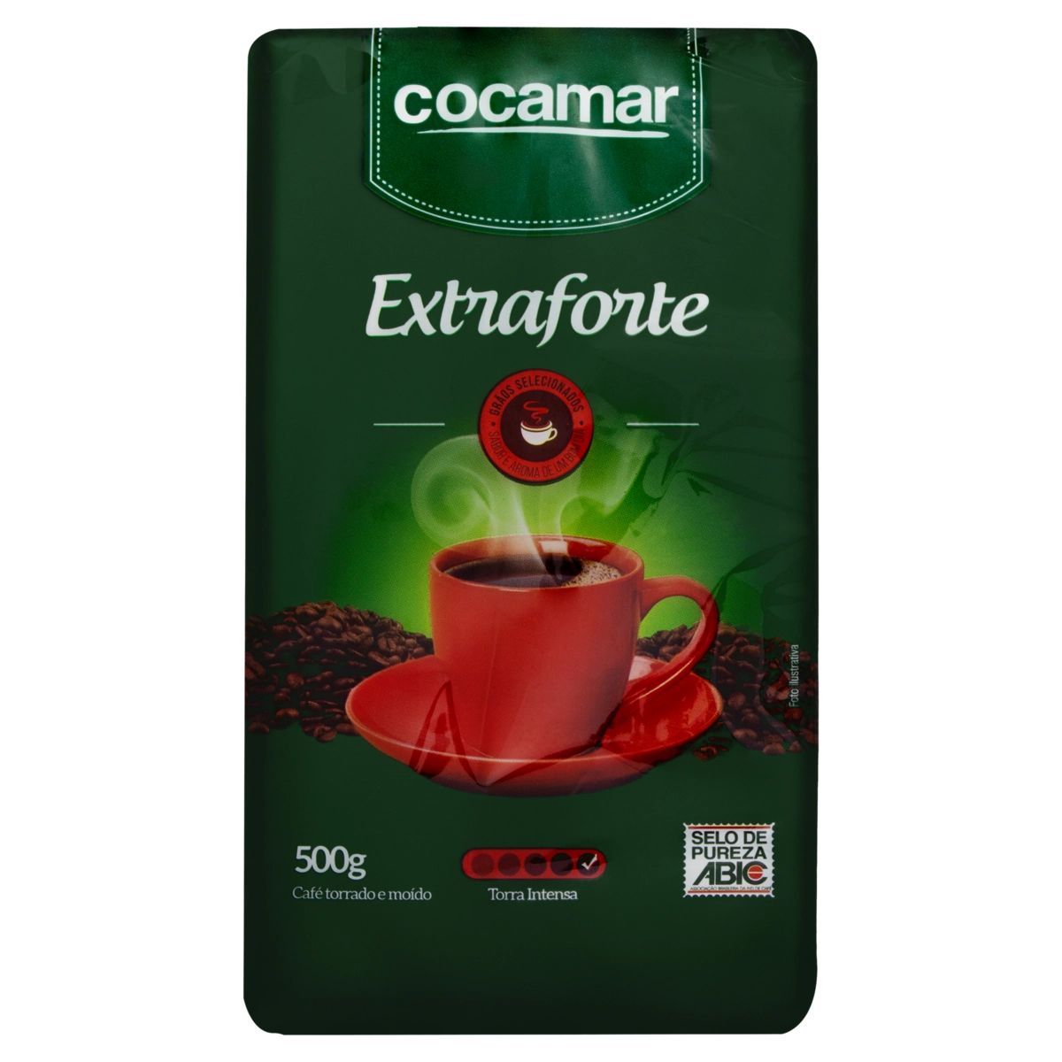 Café Torrado E Moído Extraforte Cocamar Pacote 500g