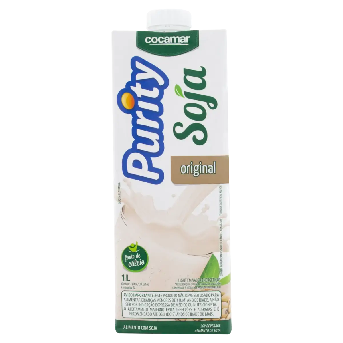 Bebida à Base De Soja Original Purity Caixa 1l