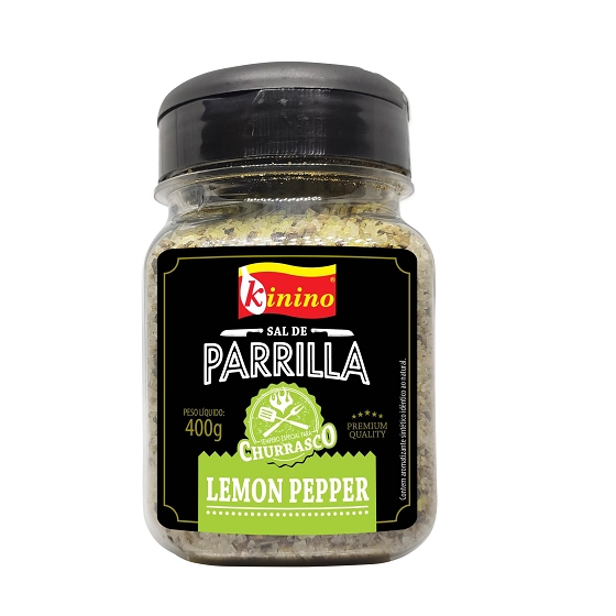 Sal Parrilla Kinino 400g Lemon Pepper