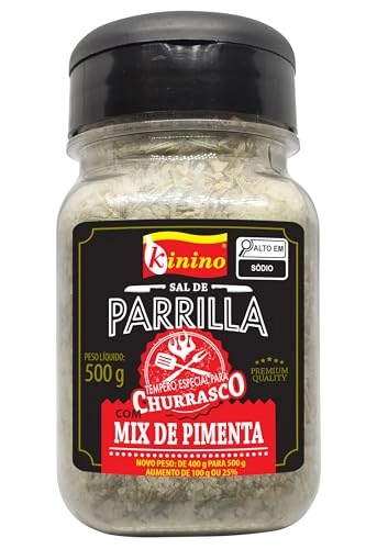 Sal Parrilla Kinino Mix Pimentas Pote 400g