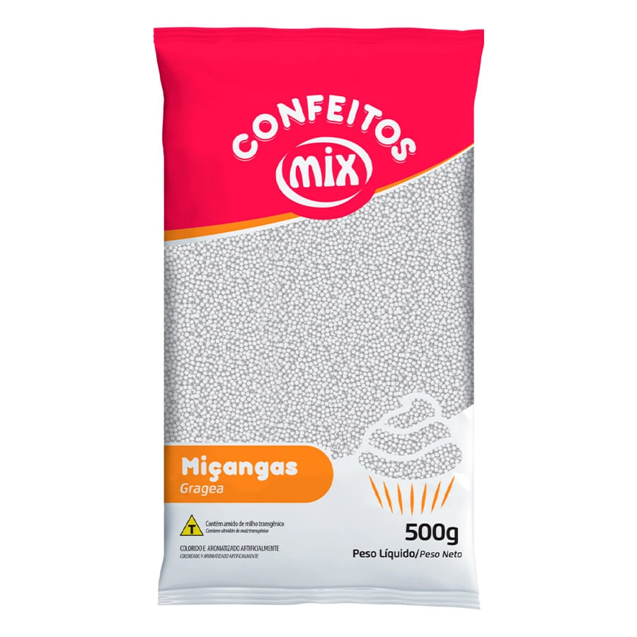Micanga Branca 500g Mix