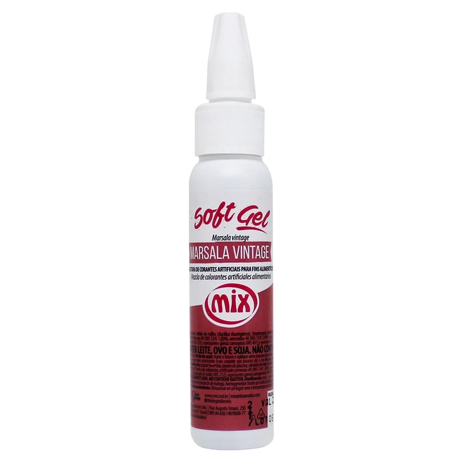 Corante Soft Gel Marsala Vintage 25g Mix