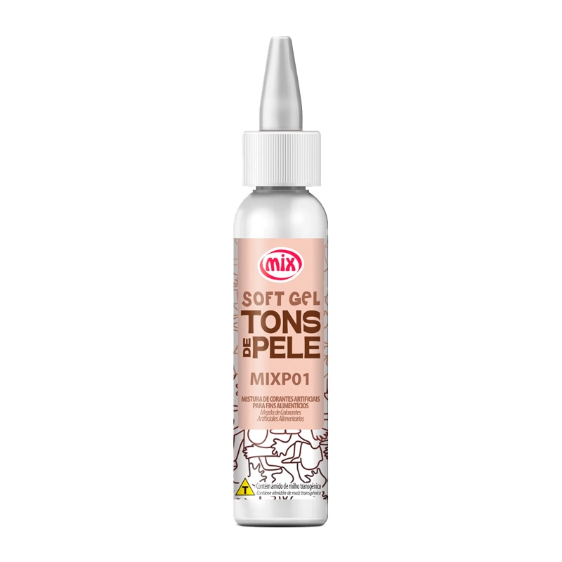 Corante Softgel Tons De Pele 25g Mixp01 Mix