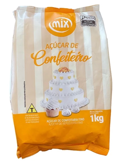 Acucar Confeiteiro Mix 1kg Mix