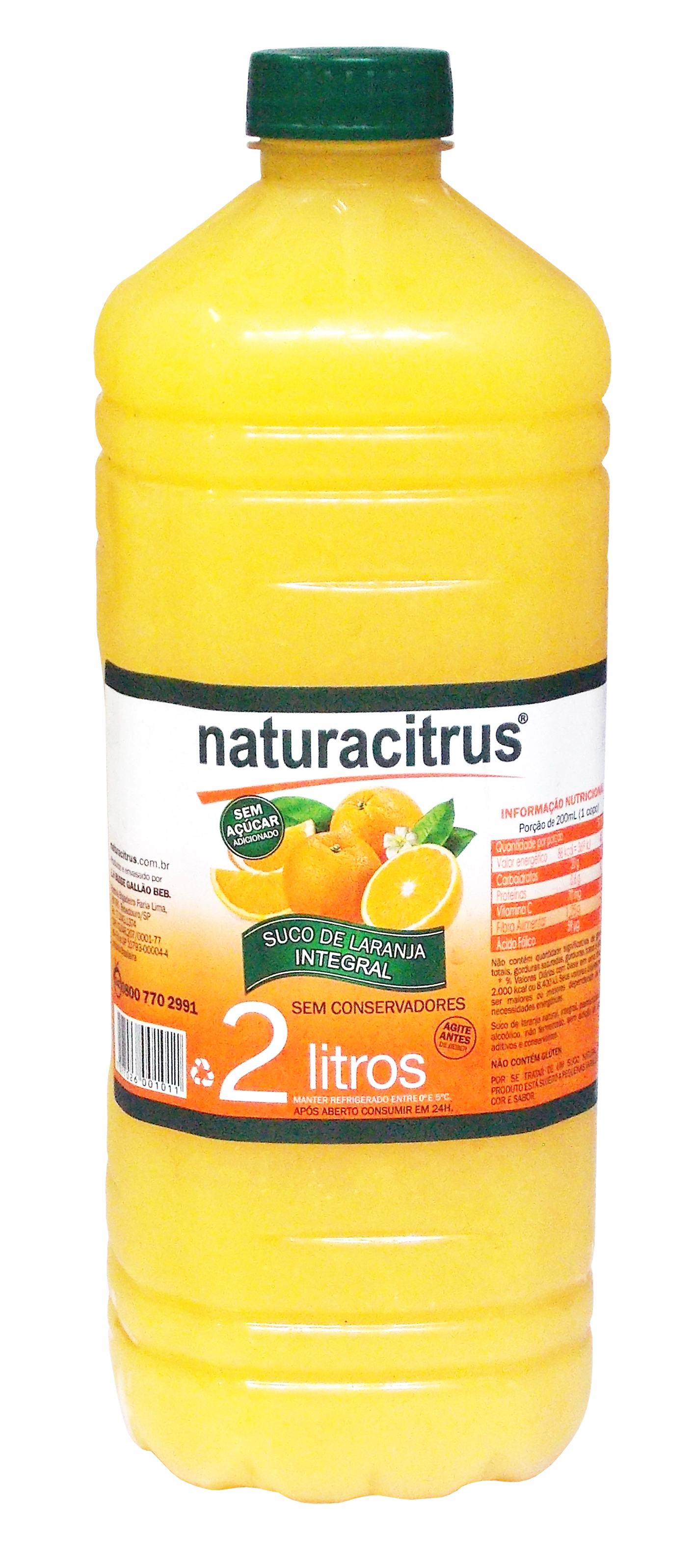 Suco Integral Laranja Naturell Garrafa 2l