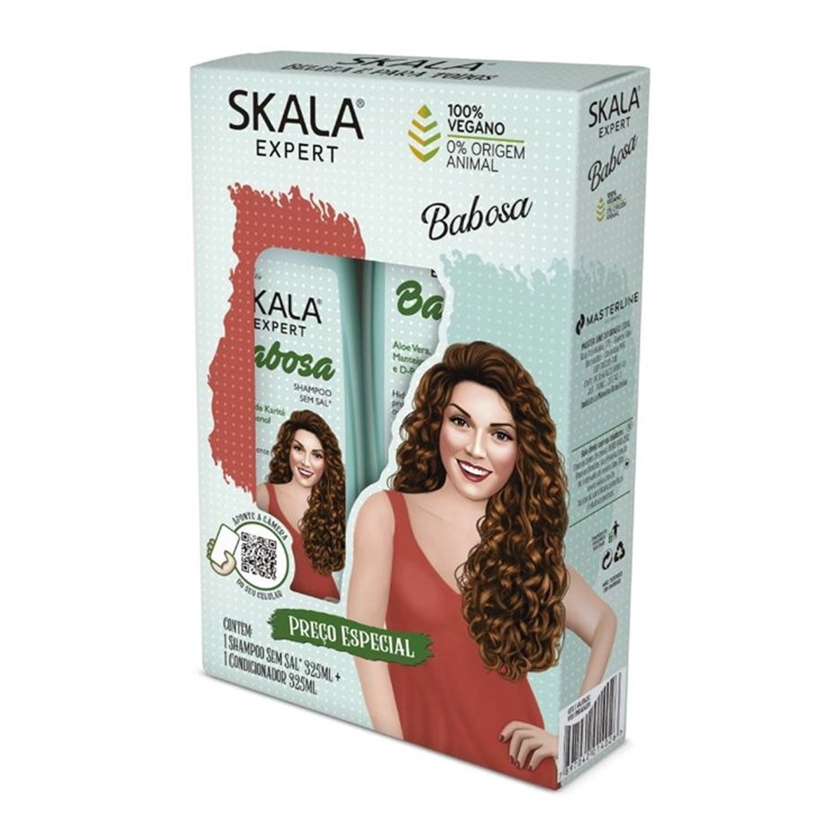 Kit Skala Shampoo Condicionador 325ml Babosa