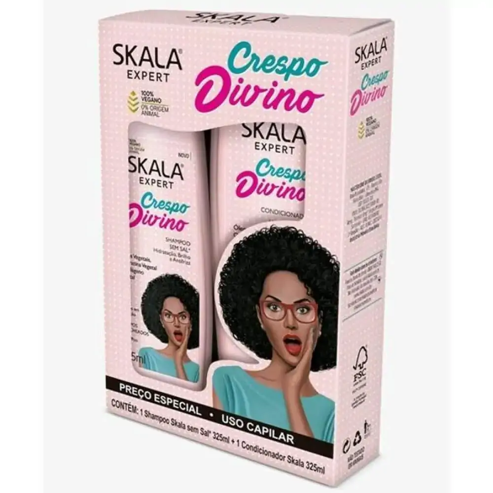 Kit Sh Cond Skala 325ml Crespo Divino