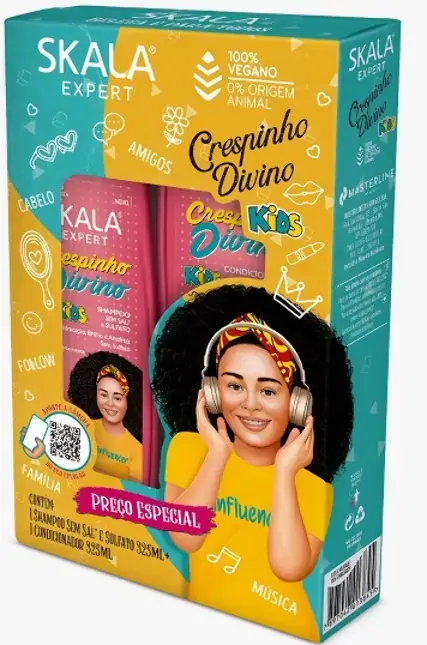 Kit Skala Sh Cond 325ml Divino Crespinho