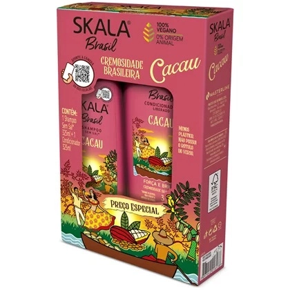 Kit Skala Sh Cond 325ml Cacau