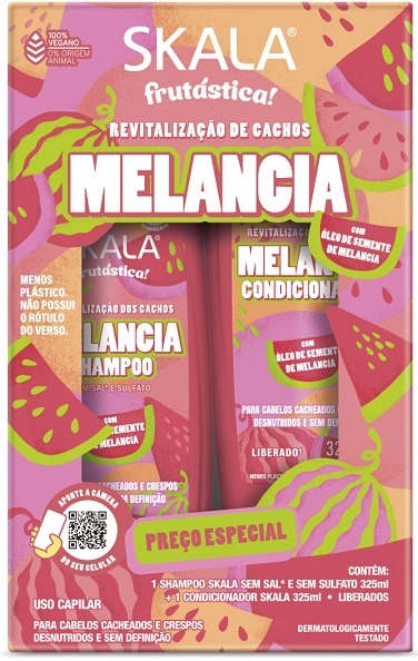 Kit Skala Sh Cond 325ml Melancia