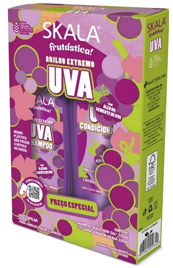 Kit Skala Sh Cond 325ml Uva