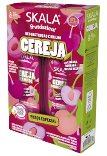 Kit Sh 325ml Cond 200ml Skala Cereja