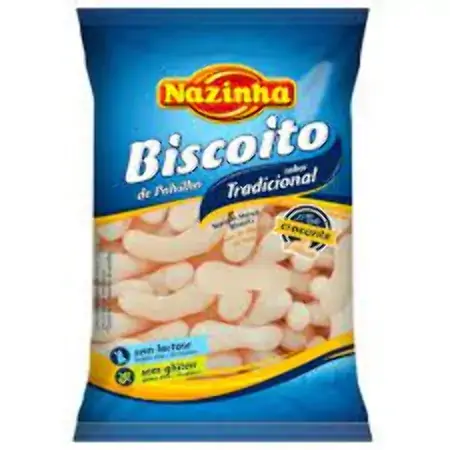 Sequilhos Nazinha Baunilha Mais Zero Acucar 120g