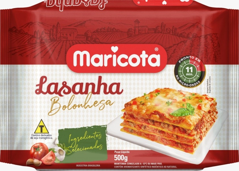 Lasanha Maricota 500gr Bolonhesa