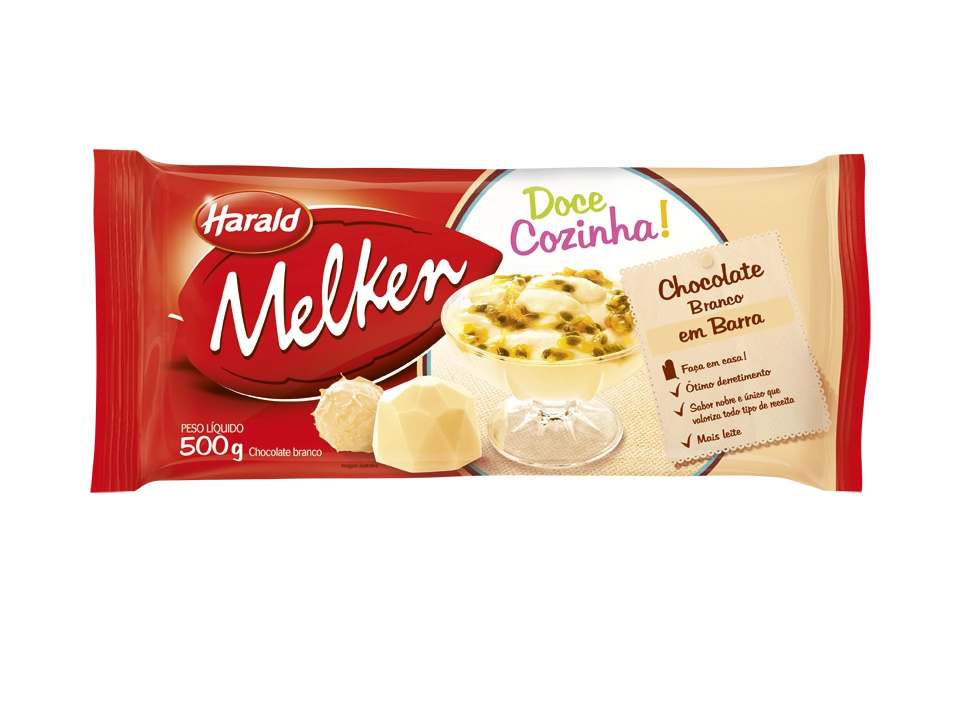 Chocolate Branco Melken Pacote 500g
