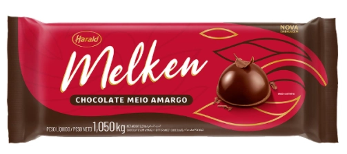 Cobertura Harald Melken Chocolate Meio Amargo 1,