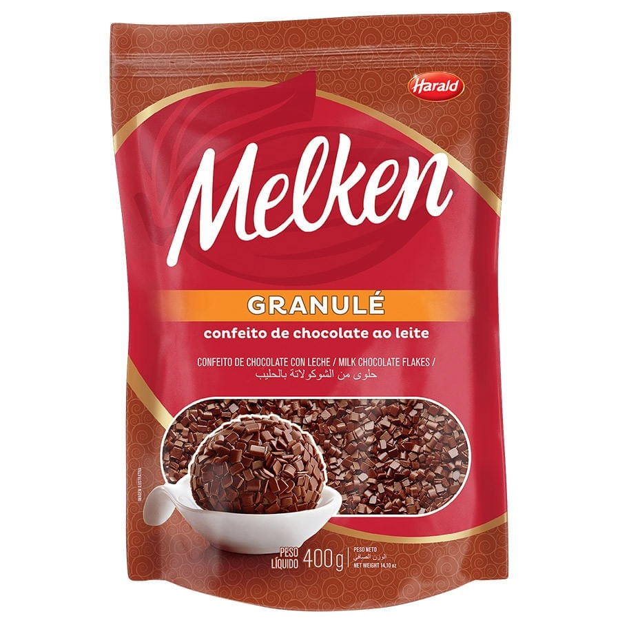 Conf Choc Granule Melken Ao Leite 400g