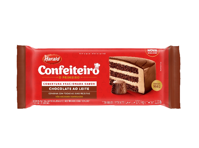 Choco Frac Conf Leite 1.01kg Harald