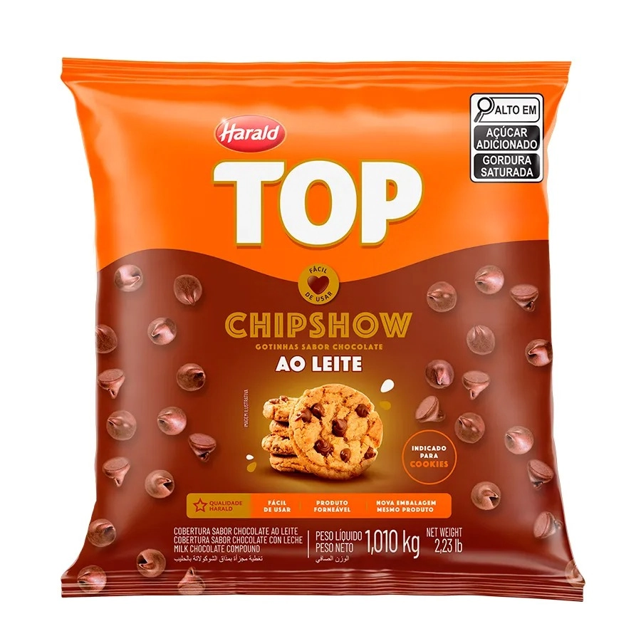 Choco Chipshow Leite Gt 1.01kg Harald