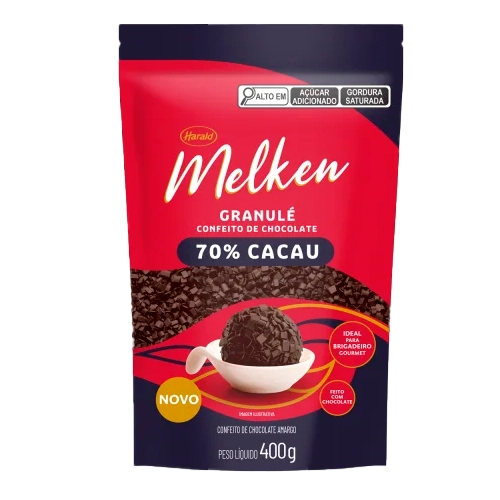 Melken Granule Choc 70 Cacau 400g Harald