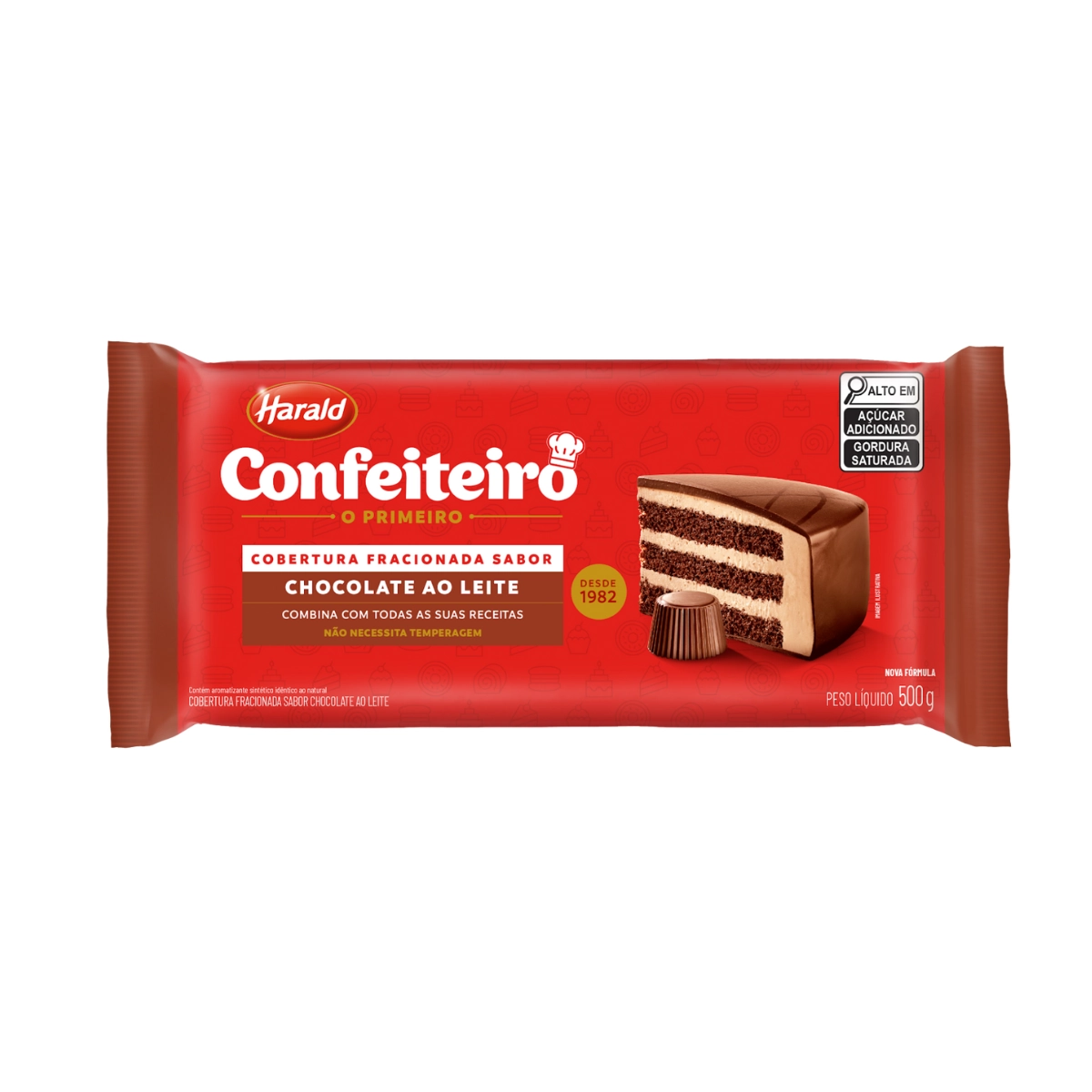 Choco Confeiteiro Cob Ao Leite 500g 104575 Harald