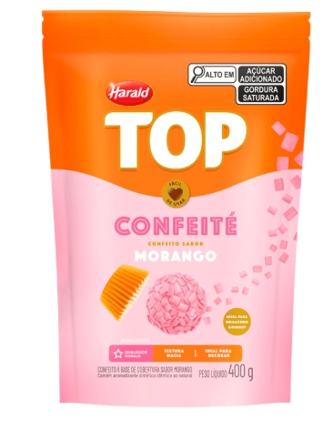 Choco Top Conf Morango 400g 104643 Harald