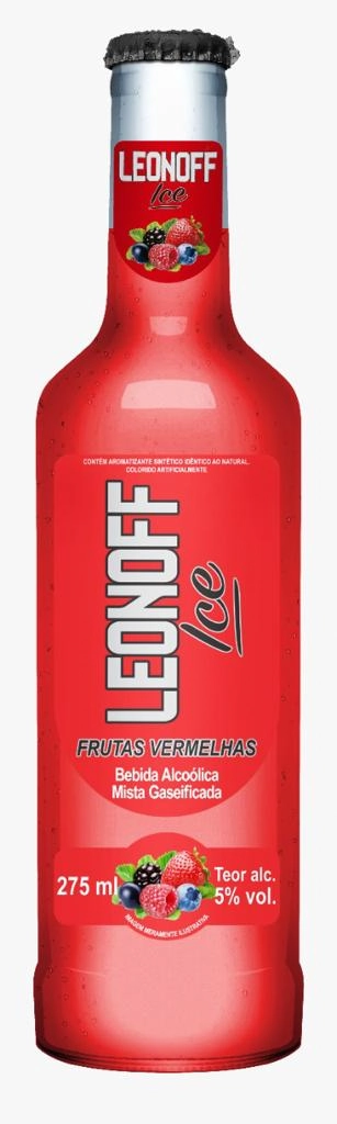 Vodka Leonoff Ice 275ml F Vermelhas