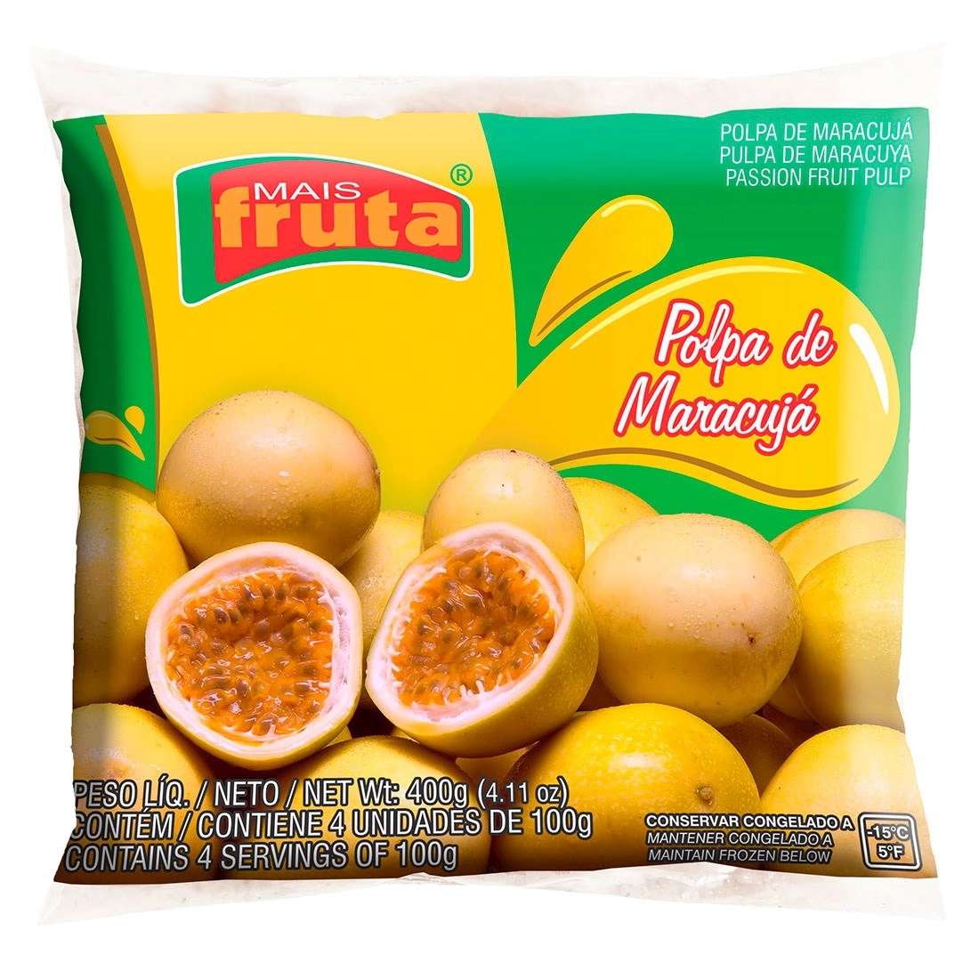 Polpa Mais Fruta Cong.maracuja