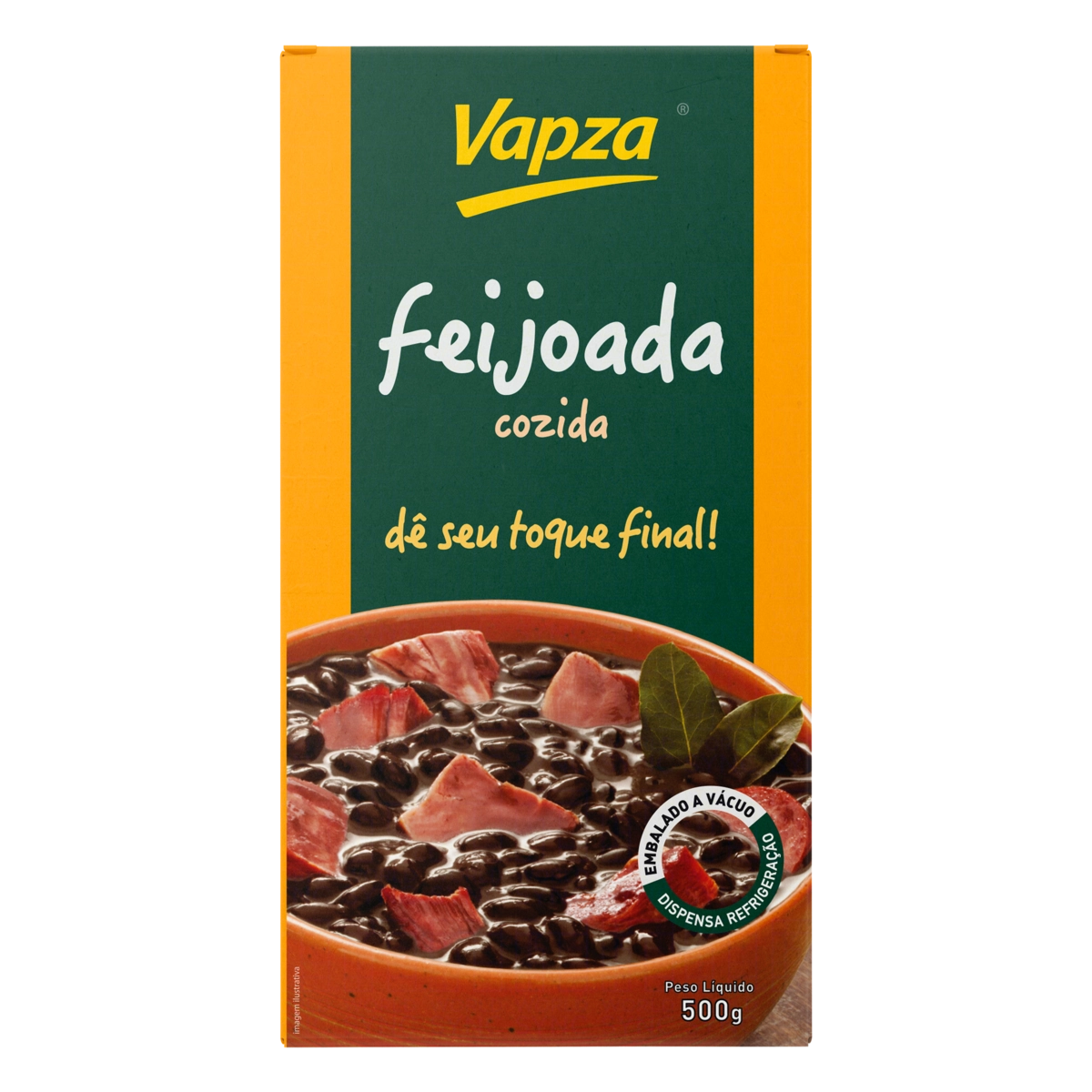 Feijoada Cozida Vapza Caixa 500g