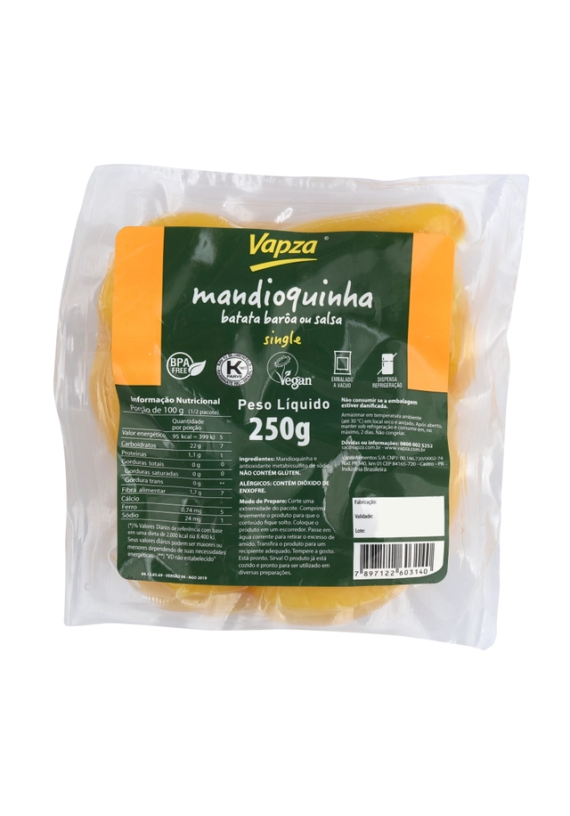 Mandioquinha Vapza Single 250g