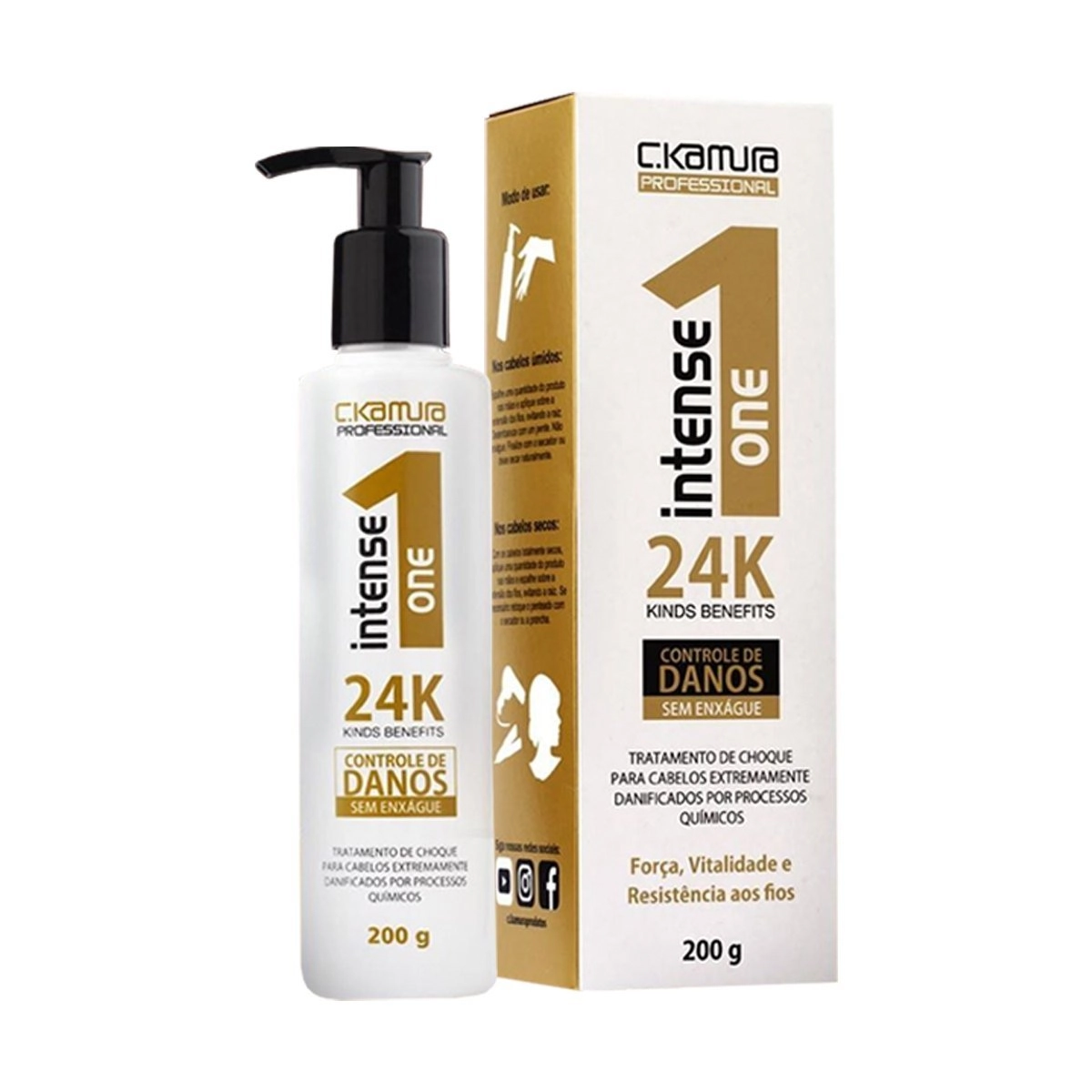 C Kamura Intense One 24k Leave In 200g